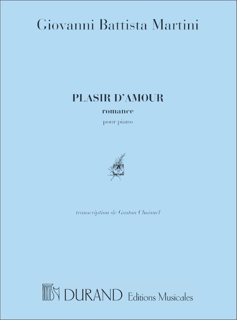 Plaisir D'Amour Piano